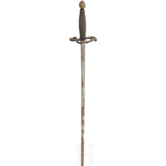 A rapier, collector's replica in the style of the 17th century