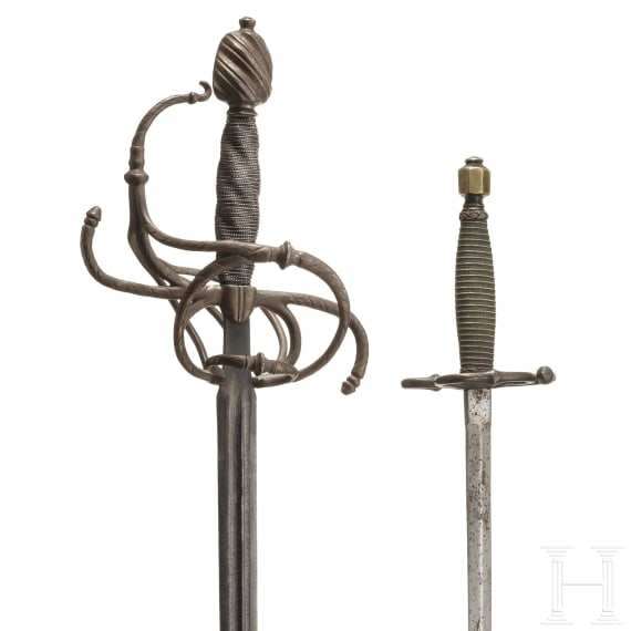 A rapier, collector's replica in the style of the 17th century