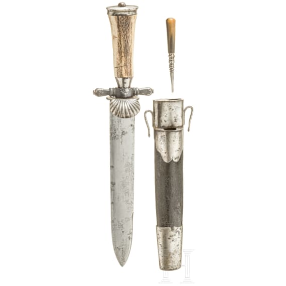 A Viennese hunting hanger, 2nd half of the 18th century