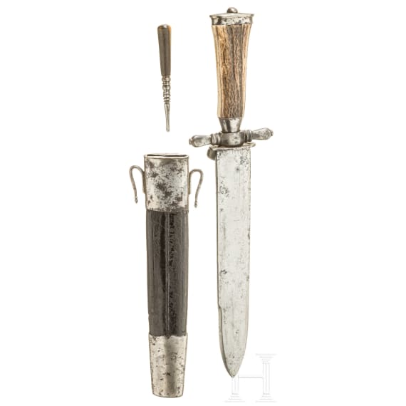 A Viennese hunting hanger, 2nd half of the 18th century