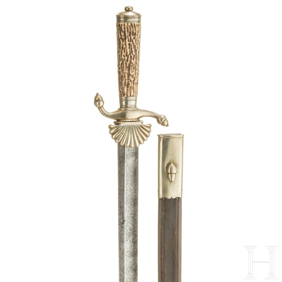 A German hunting hanger, circa 1880