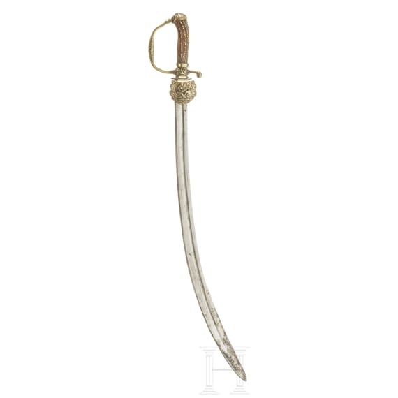 Jagdsäbel, deutsch, Mitte 18. Jhdt.