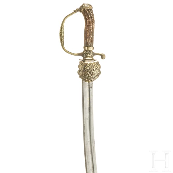 Jagdsäbel, deutsch, Mitte 18. Jhdt.