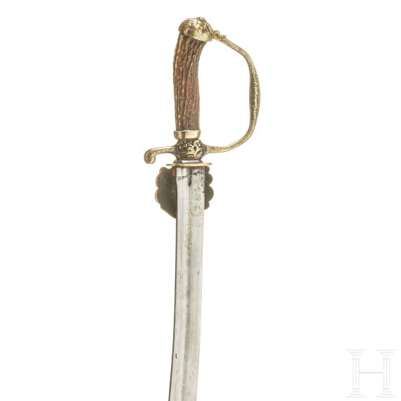 Jagdsäbel, deutsch, Mitte 18. Jhdt.