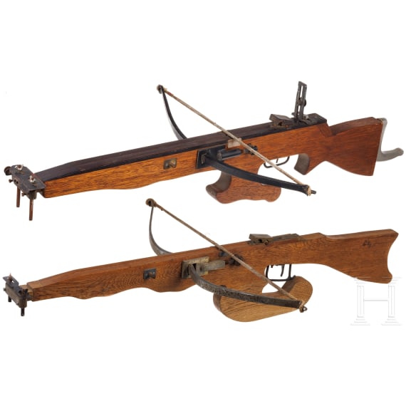 Two Western European target crossbows, 2nd half of the 20th century