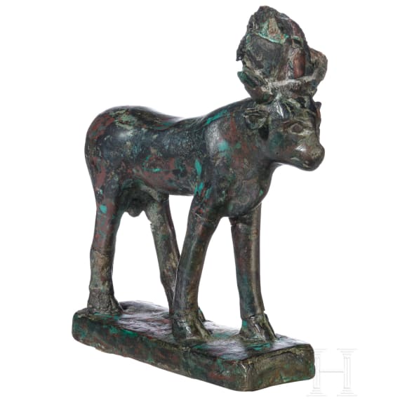 Kultstatuette eines Apis-Stiers, Neues Reich, 1550 - 1070 v. Chr.