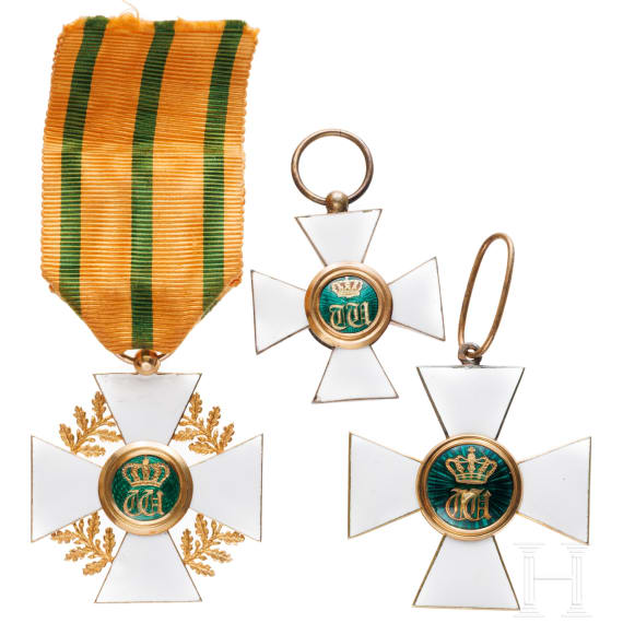 "Ordre de la Couronne de Chêne" - three Luxembourgian House Orders of the Oak Crown