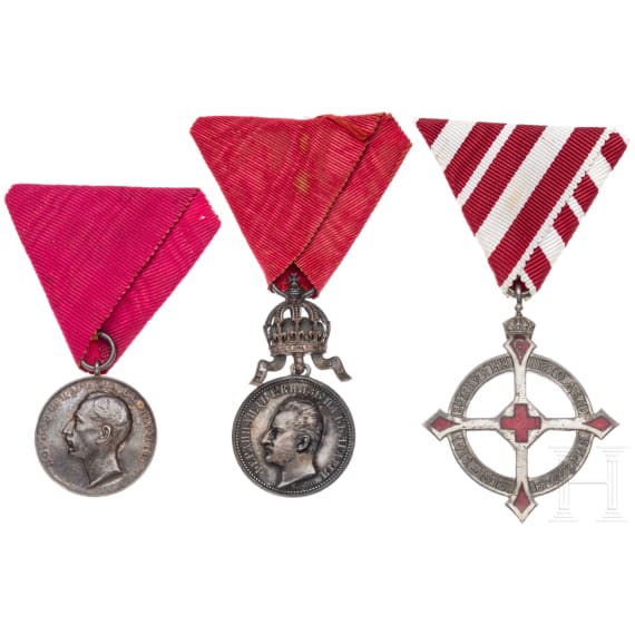 Three Bulgarian awards, 19th/20th century