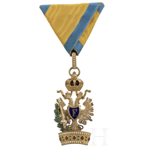 An Order of the Iron Crown, 3rd Class with war decoration