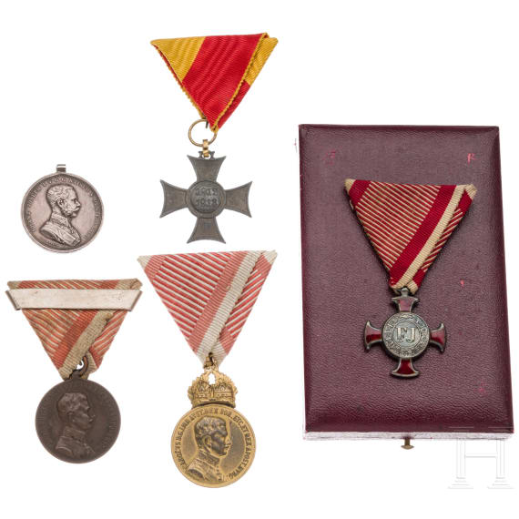 Five Austrian awards, 19th/20th century