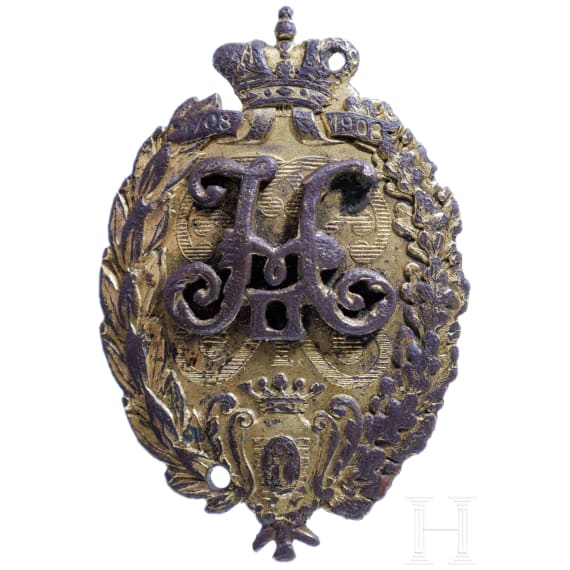 A Russian badge of the Ladoschsky 16th Infantry Regiment, circa 1910