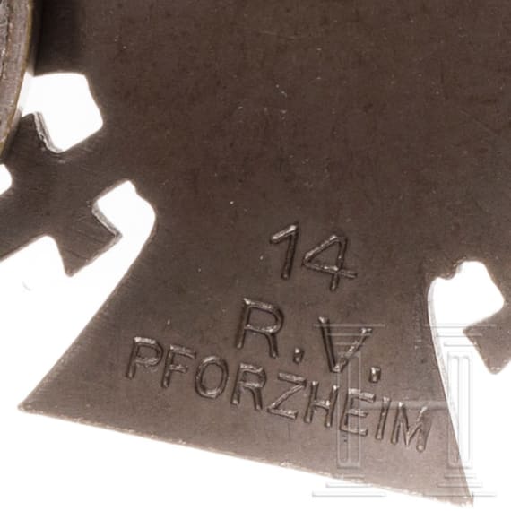 A medal bar of a Bavarian world war participant