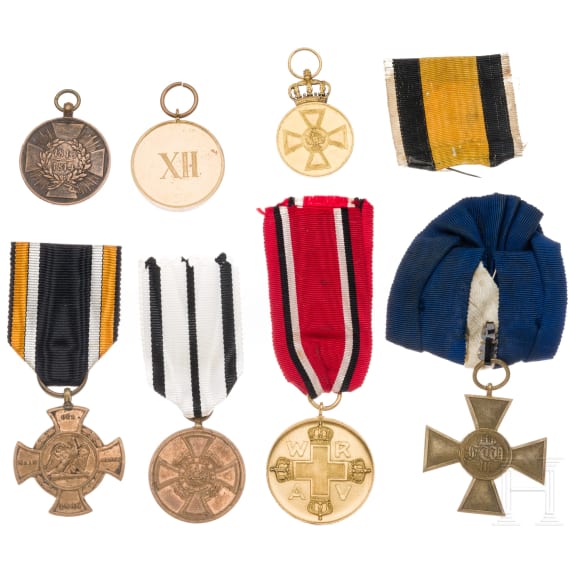 Seven Prussian awards, 19th/20th century