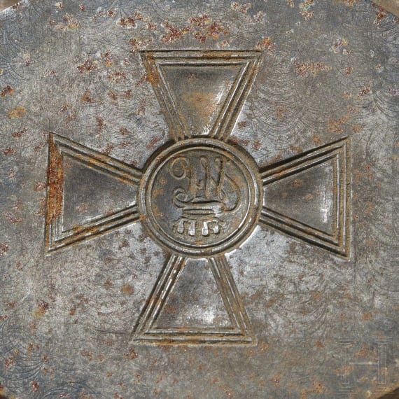 An embossing tool for the Prussian honour badge "Allgemeines Ehrenzeichen" or "Militär-Ehrenzeichen"