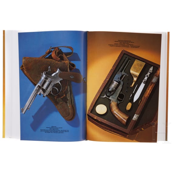 A collection of books on military firearms