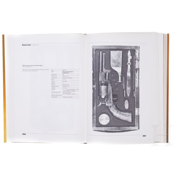 A collection of books on military firearms
