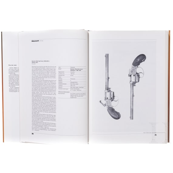 A collection of books on military firearms
