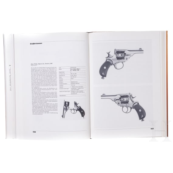 A collection of books on military firearms
