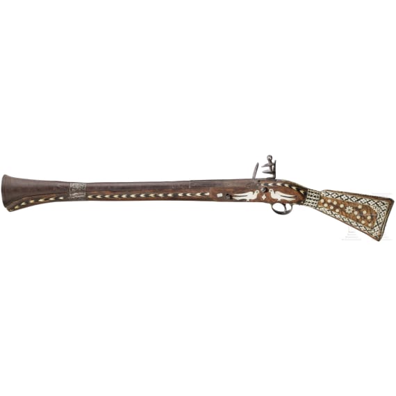An Afghan flintlock blunderbuss, 19th century