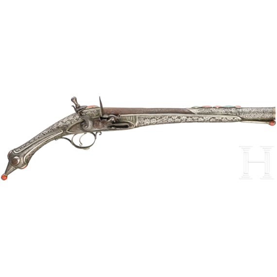 An luxury otoman empire flintlock pistol circa 1830