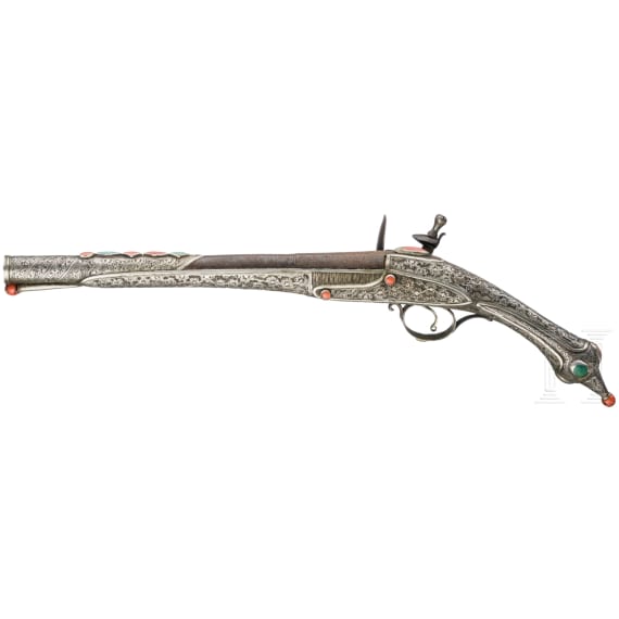 An luxury otoman empire flintlock pistol circa 1830