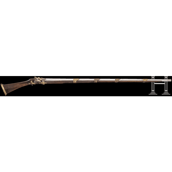 An Algerian miquelet rifle, mid-19th century