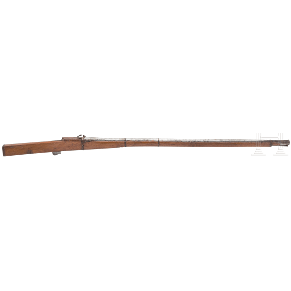 An Indian matchlock rampart gun, 19th century