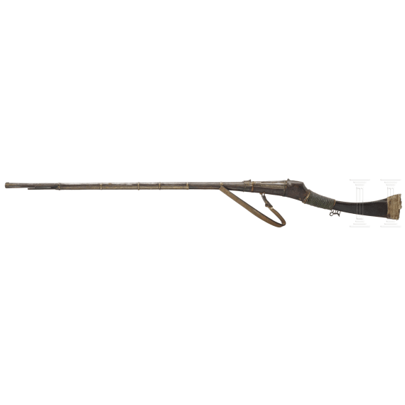 An Indian matchlock gun, Hyderabad, 18th/19th century