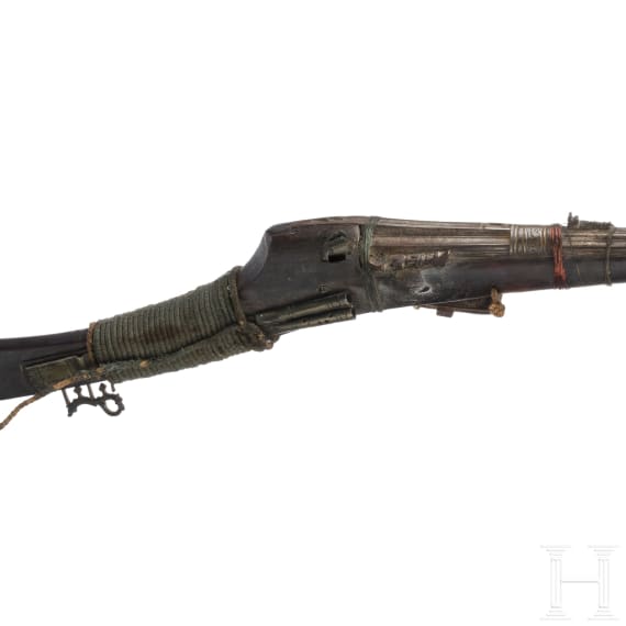 An Indian matchlock gun, Hyderabad, 18th/19th century