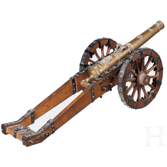 A model gun, collector's replica in 17th century style