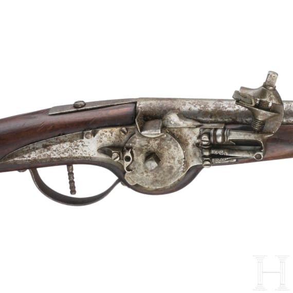 A wheellock pistol, collector's replica in the style of the 17th century