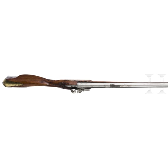 A flintlock rifle by J. Eichstedt in Stralsund, ca. 1760