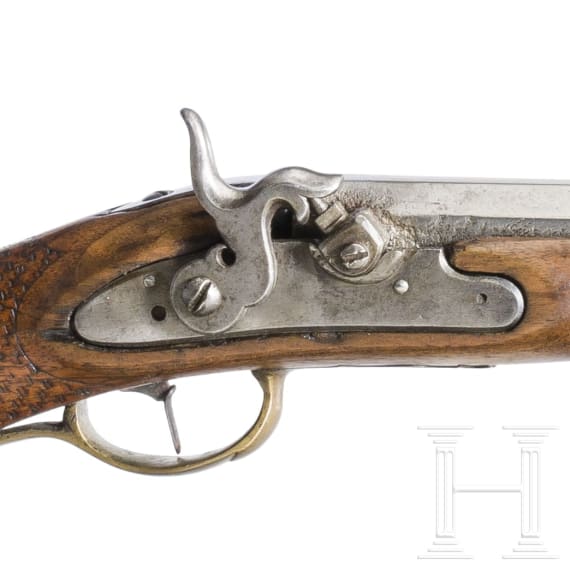 A German percussion shotgun, circa 1780