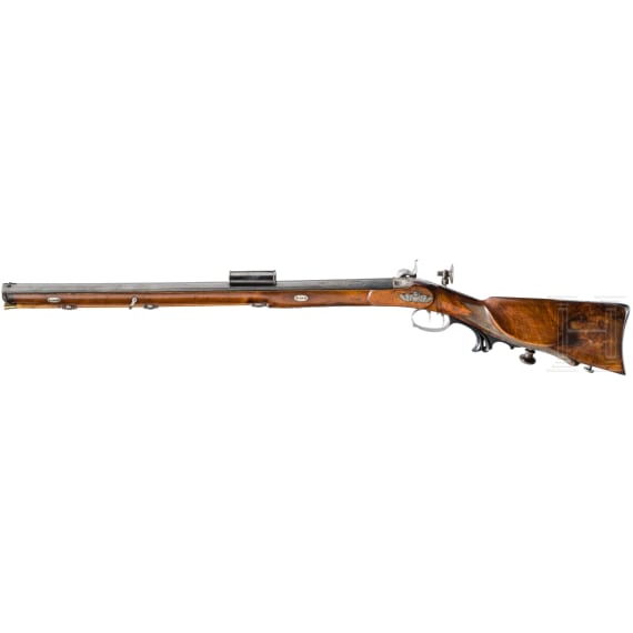 A percussion rifle by Bartusch in Vienna, circa 1850