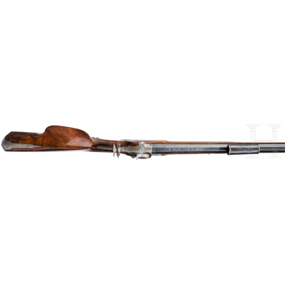 A percussion rifle by Bartusch in Vienna, circa 1850