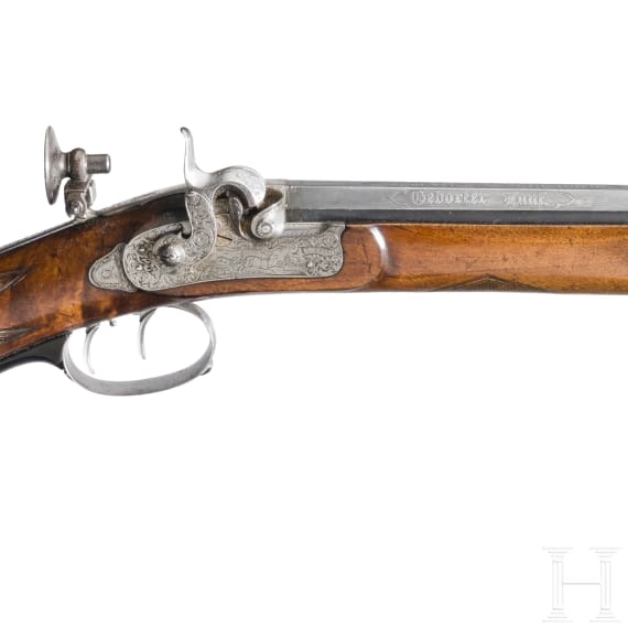 A percussion rifle by Bartusch in Vienna, circa 1850