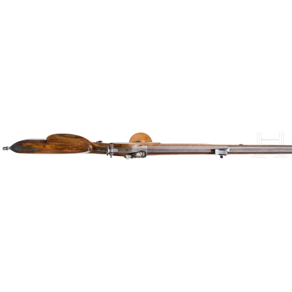 A percussion rifle, so called "Schweizer Stutzer", by Blanck in W&uuml;rzburg