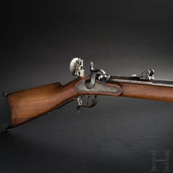 A percussion rifle M 1851, so called "Schweizer Stutzer", Oberndorf