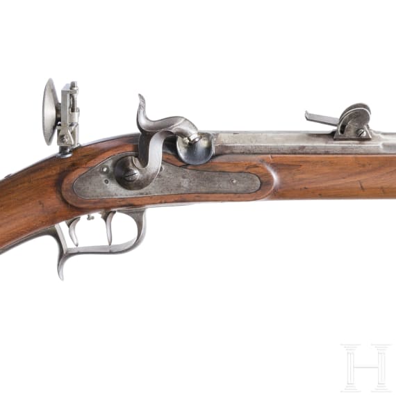 A percussion rifle M 1851, so called "Schweizer Stutzer", Oberndorf