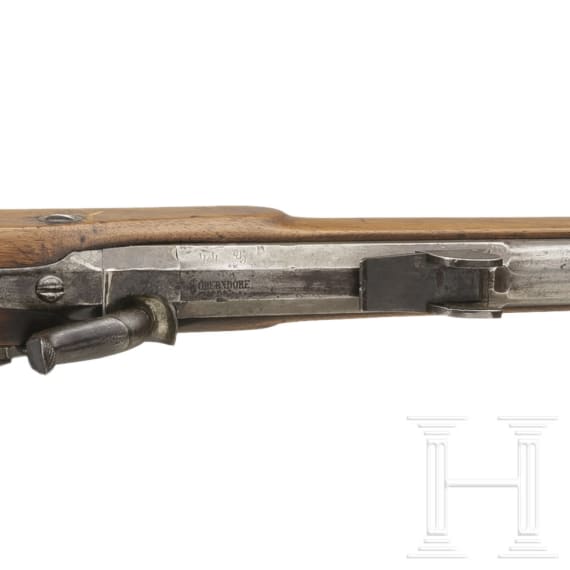 A percussion rifle M 1851, so called "Schweizer Stutzer", Oberndorf