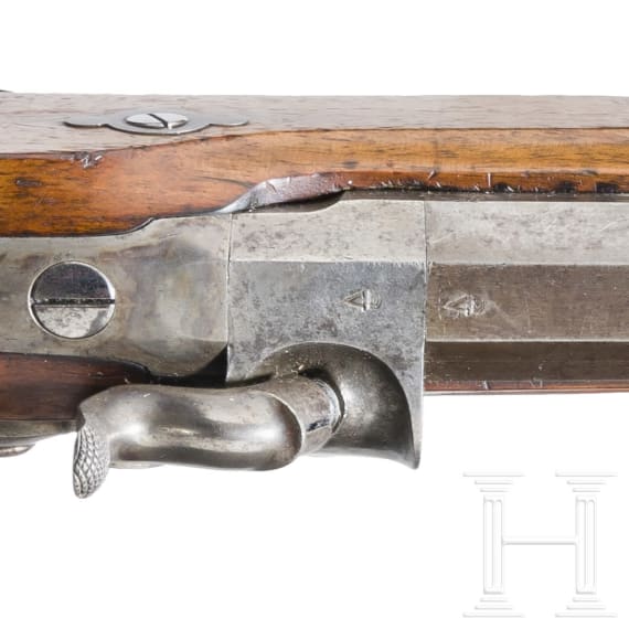 A percussion rifle M 1851, so called "Schweizer Stutzer"