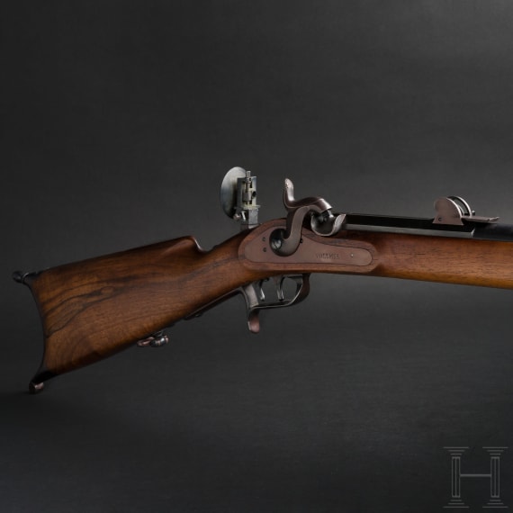 A percussion rifle M 1851, so called "Schweizer Stutzer", replica by Vollmer