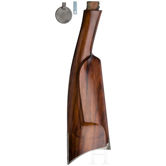 A percussion target rifle by Abijah C. Stevens, Hudson/N.Y., circa 1860