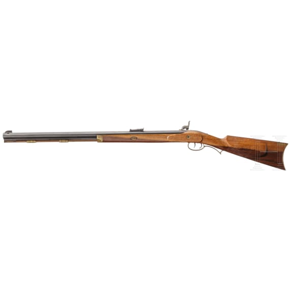 A percussion rifle, collector's replica in 19th century style