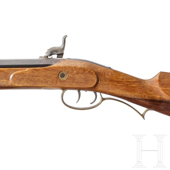 A percussion rifle, collector's replica in 19th century style
