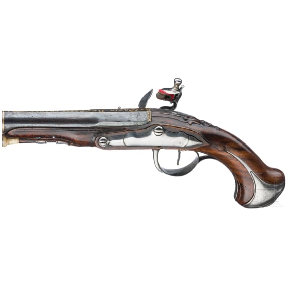 A pair of flintlock pistols, Pr&eacute;voteau Le Jeune, Paris, circa 1780