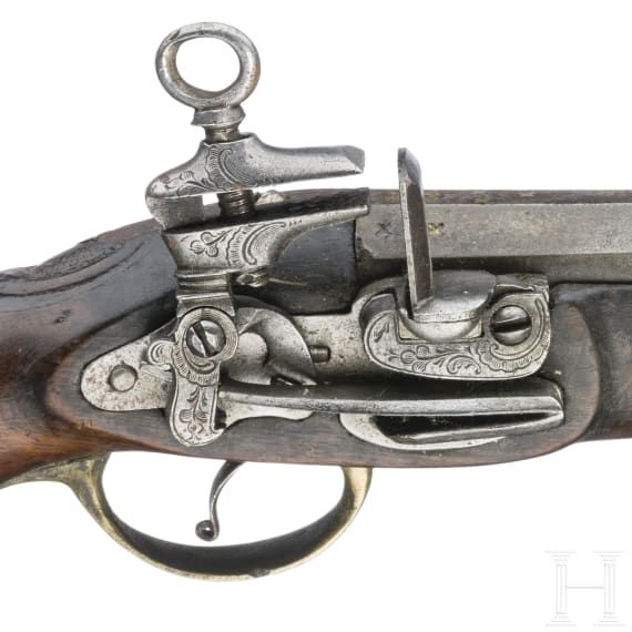 A miquelet flintlock pistol, Spain circa 1780