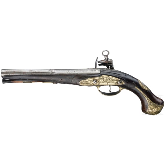 A Spain miquelet flintlock pistol circa 1780