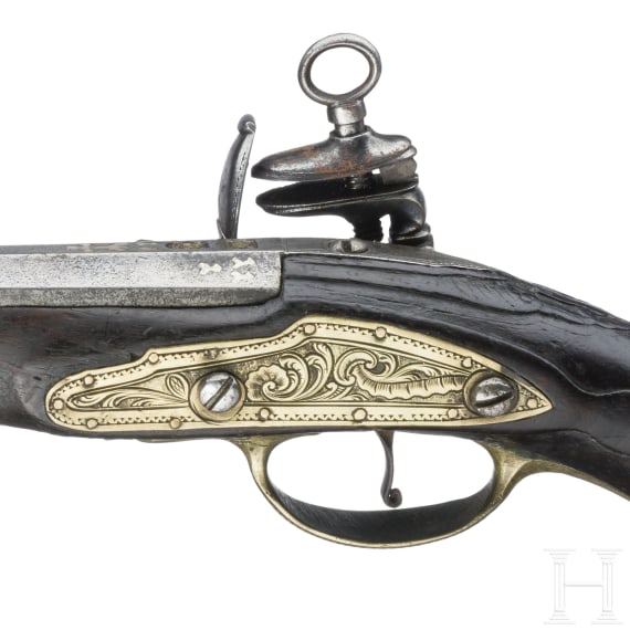 A Spain miquelet flintlock pistol circa 1780