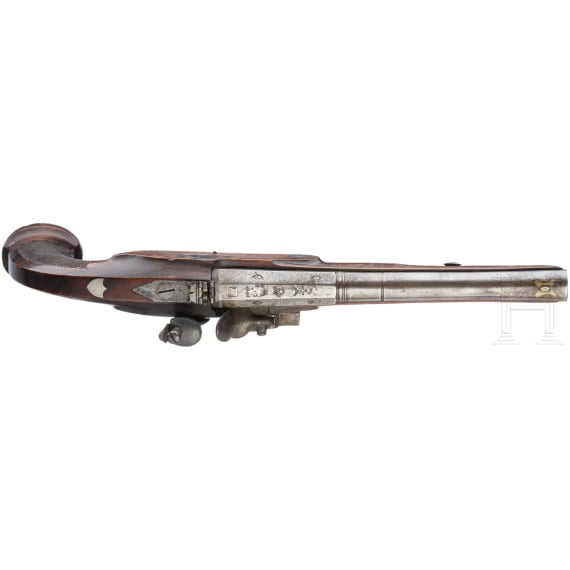 A Spanish flintlock pistol, late 18th century